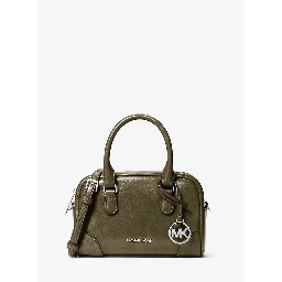 Bicolor Leather Handbag