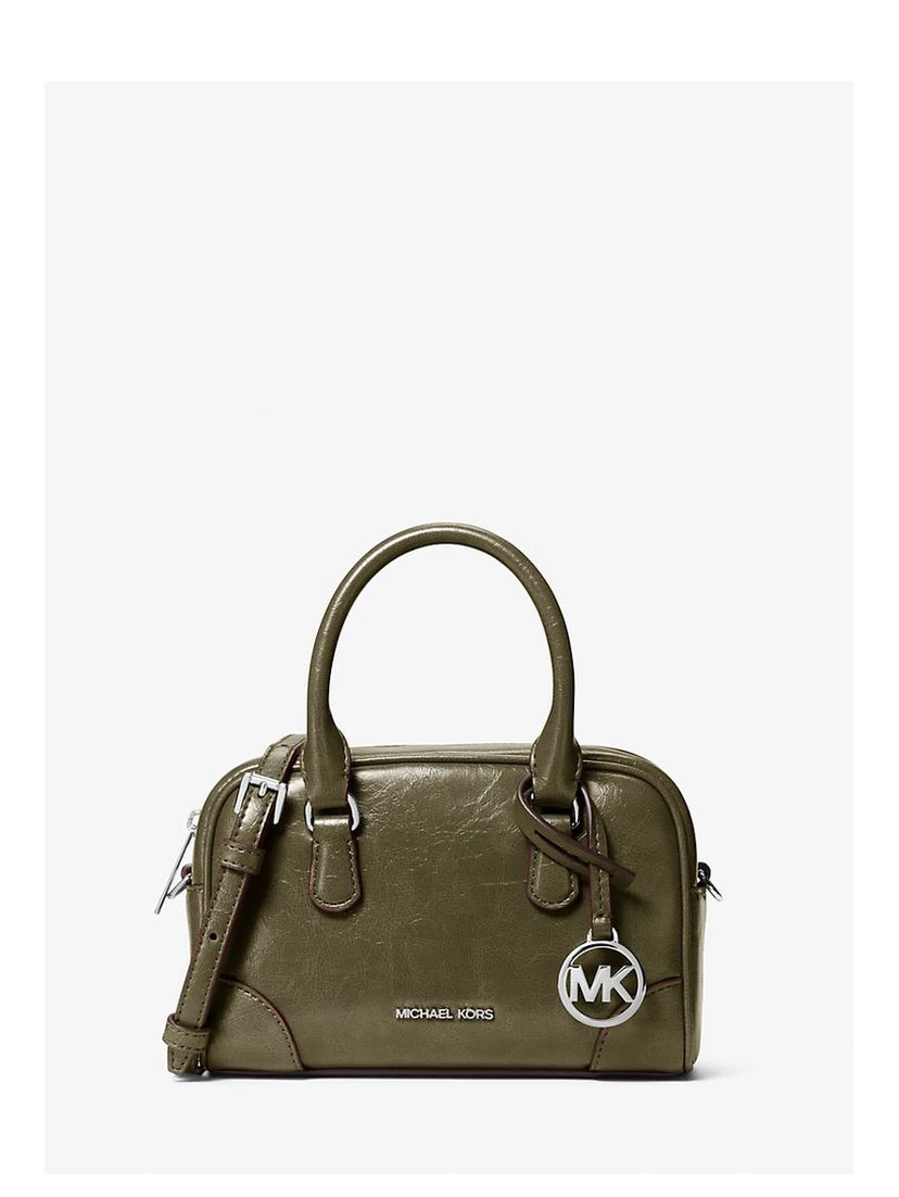 Bicolor Leather Handbag