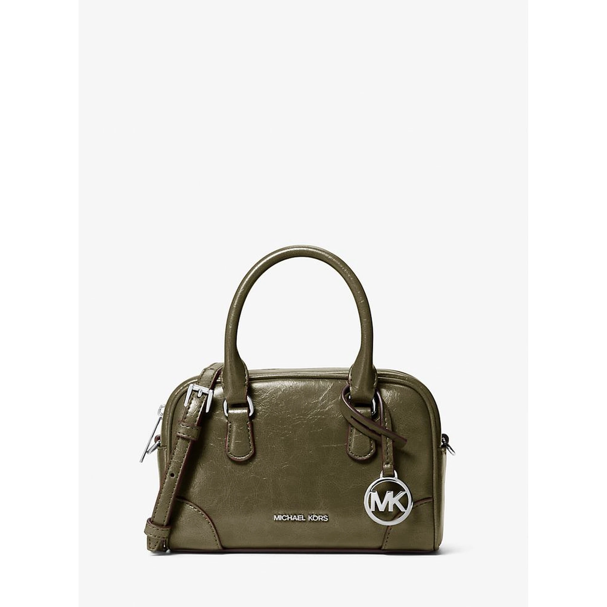 Bicolor Leather Handbag