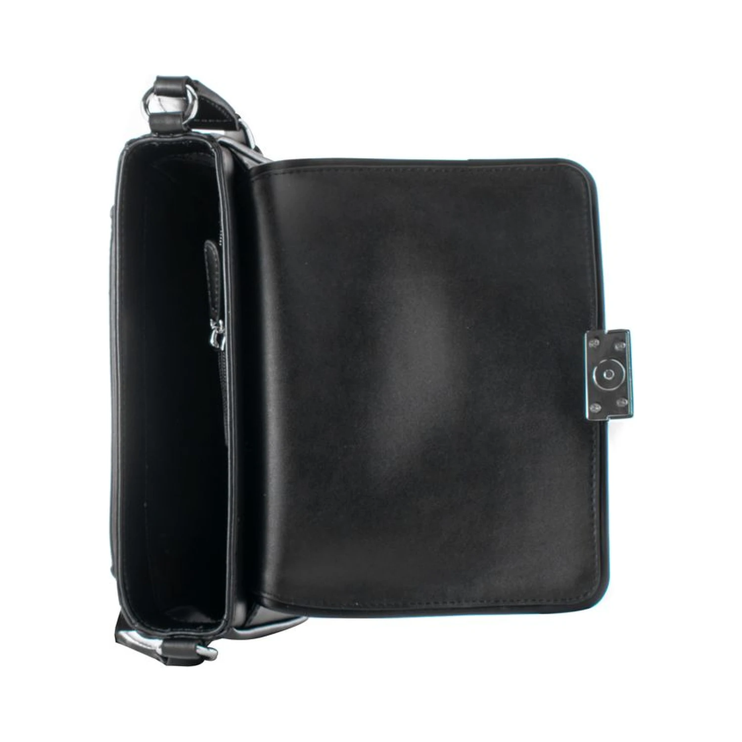 Black Leather Shoulder Bag