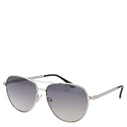 Gray Metal Sunglasses
