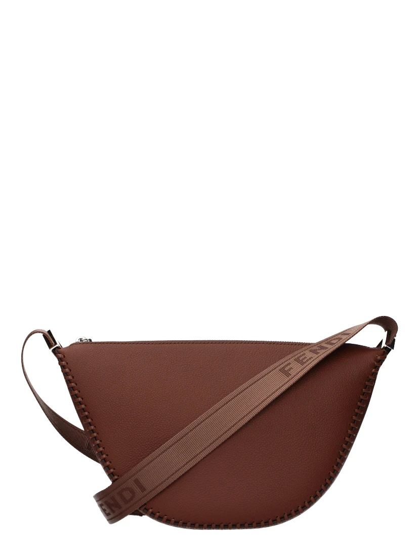 Brown Leather Crossbody Bag