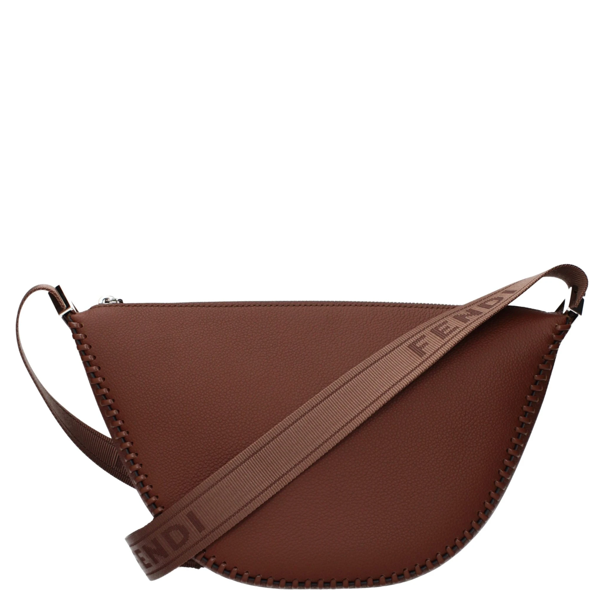 Brown Leather Crossbody Bag