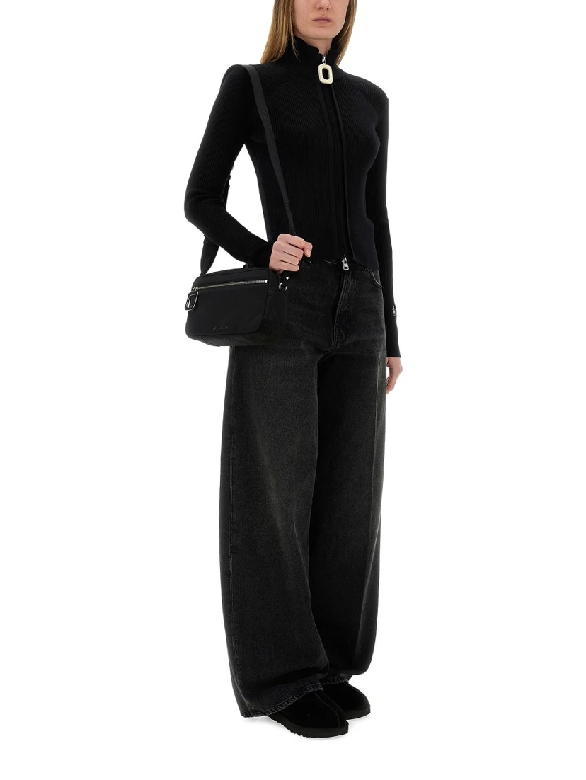 FITTED CARDIGAN WITH ZIPPER