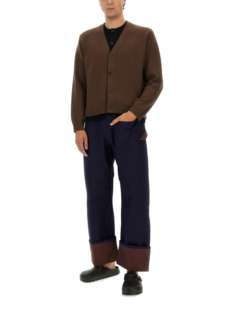 CONTRASTING LAYERED CARDIGAN alternative