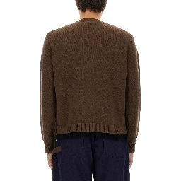 CONTRASTING LAYERED CARDIGAN