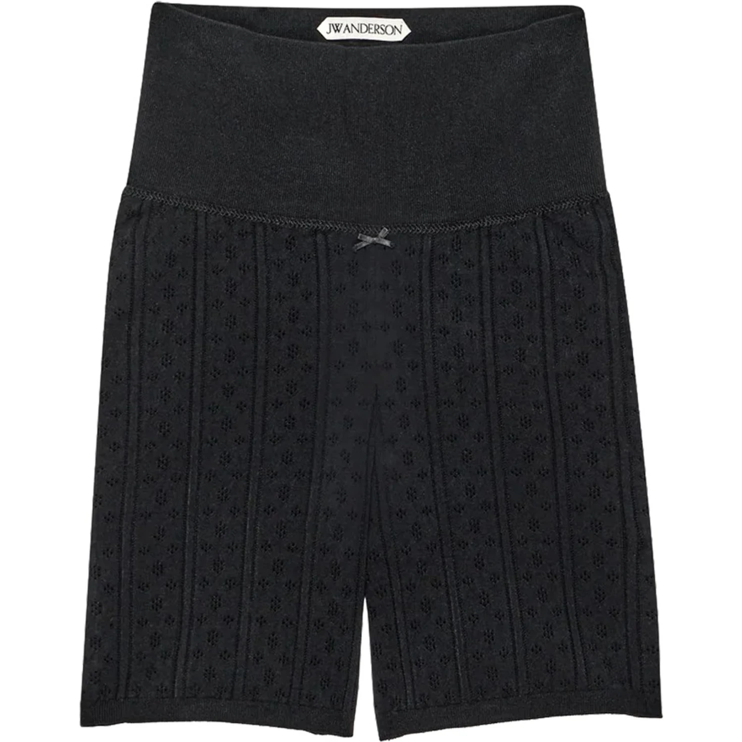 PERFORATED KNIT SHORTS