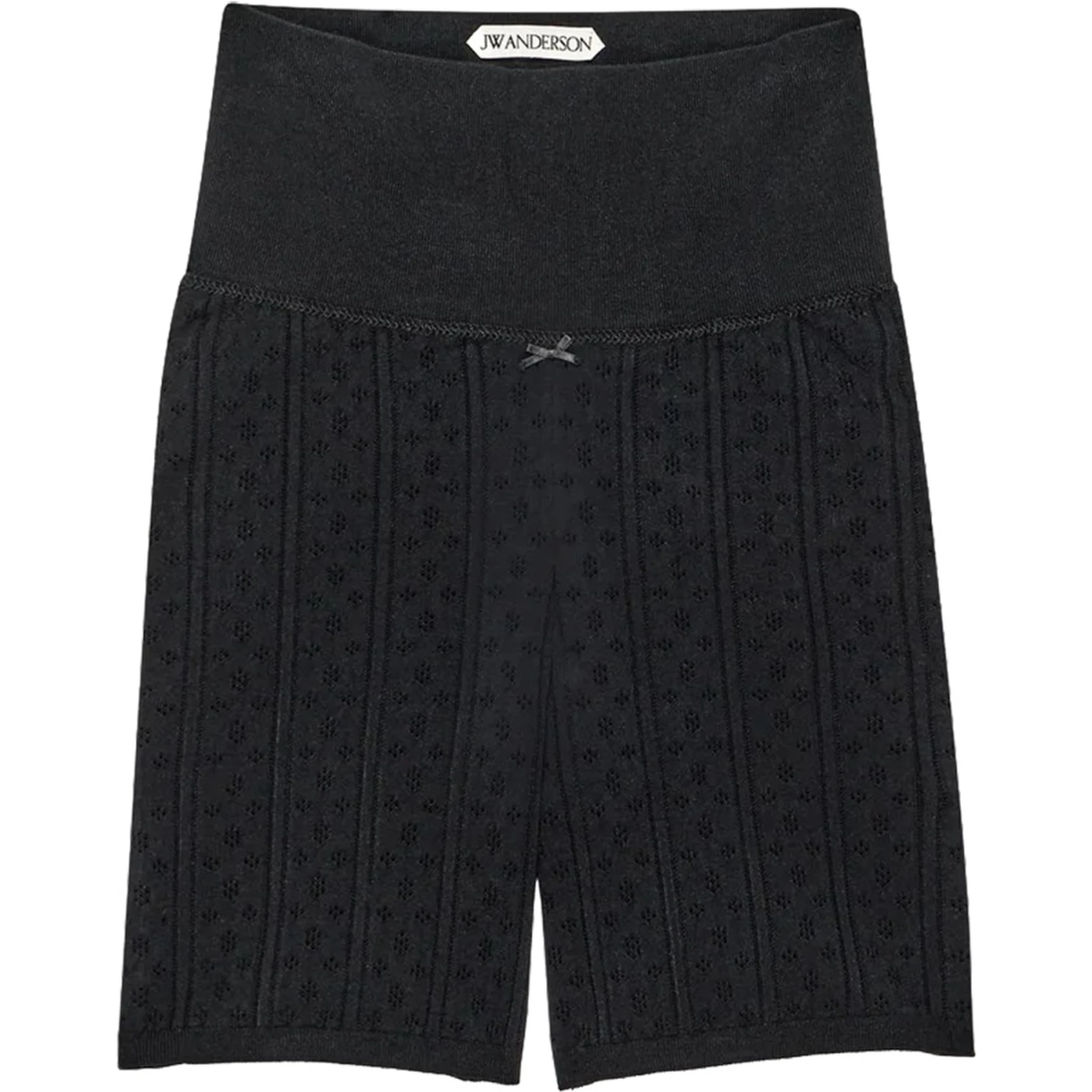 PERFORATED KNIT SHORTS