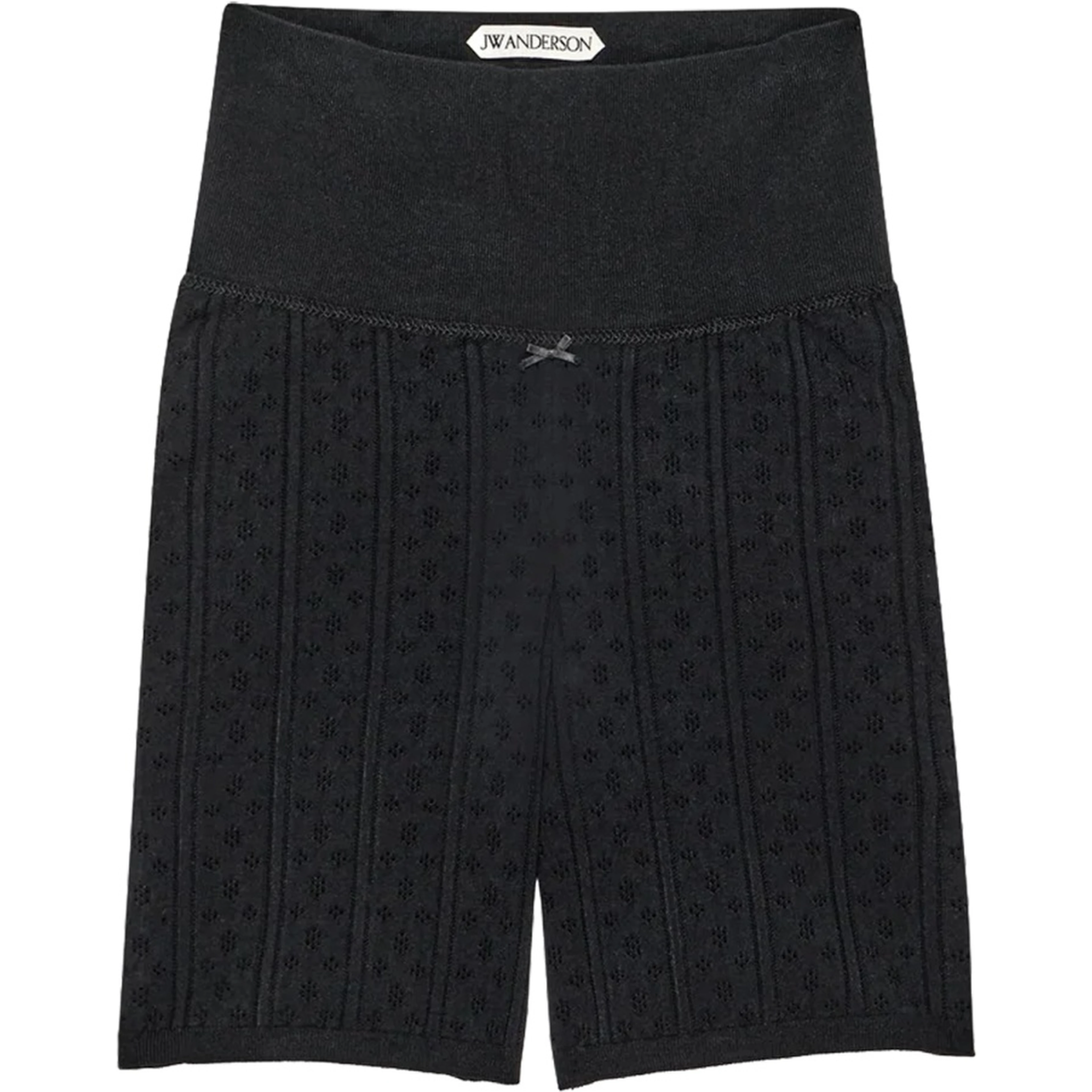 PERFORATED KNIT SHORTS
