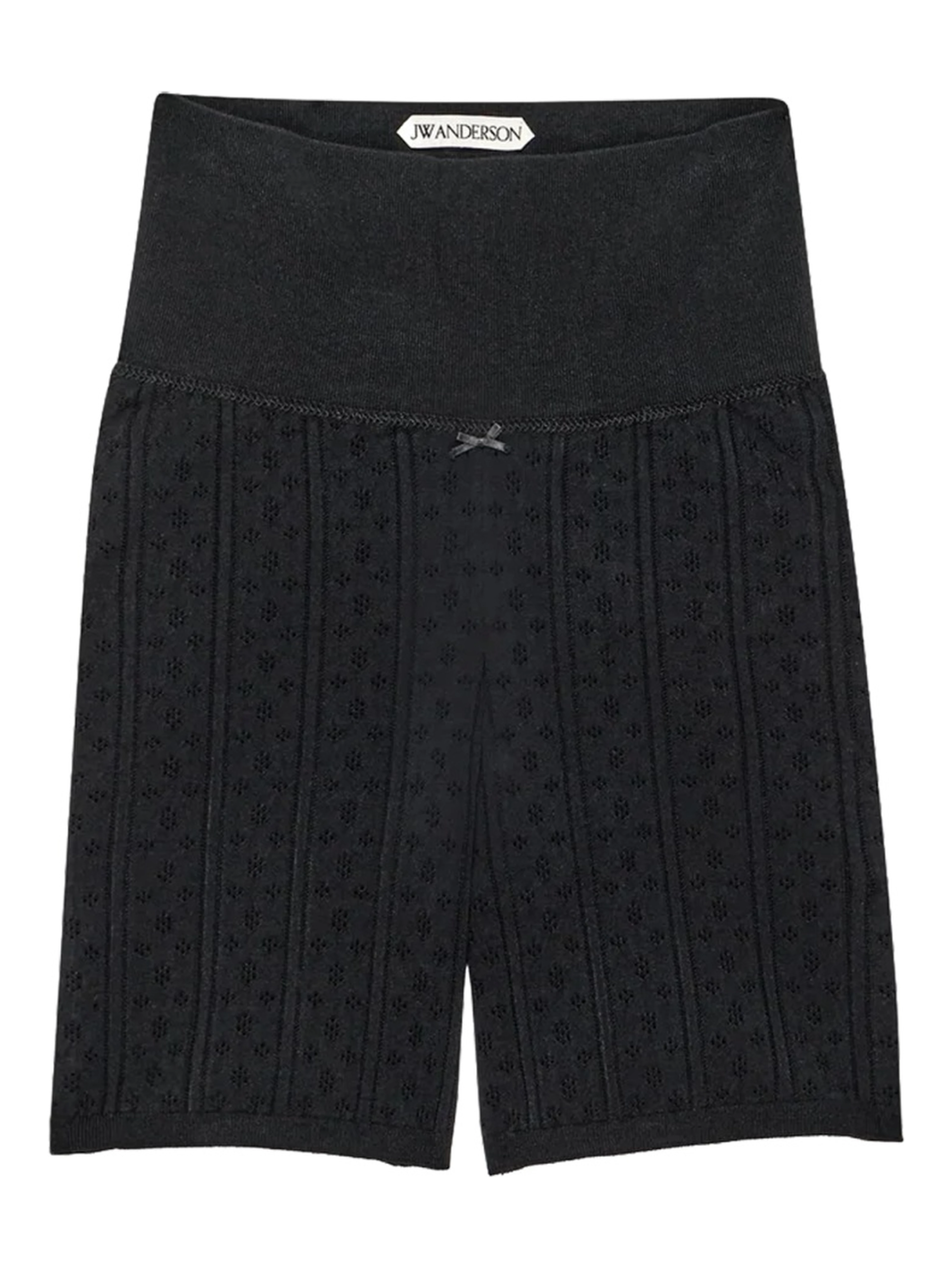 PERFORATED KNIT SHORTS