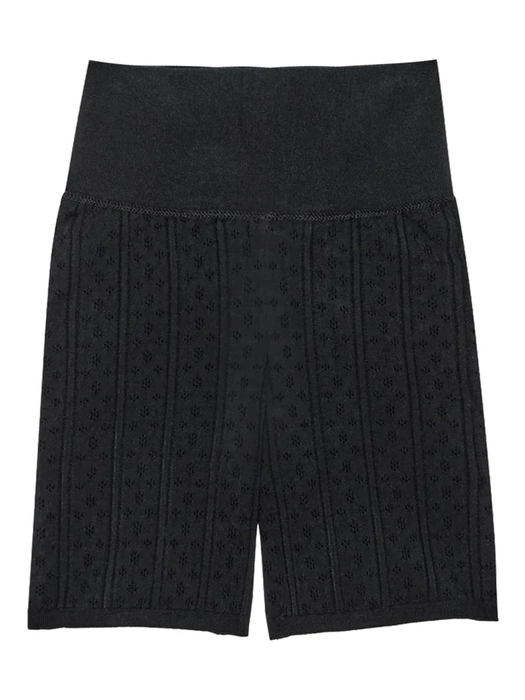 PERFORATED KNIT SHORTS alternative