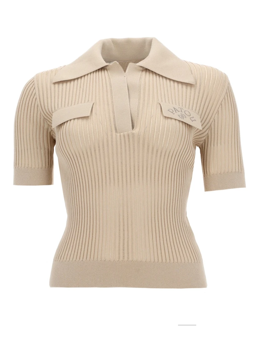 EMBROIDERED COTTON POLO SHIRT