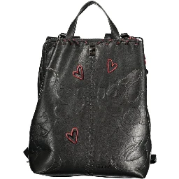 Black Polyethylene Backpack