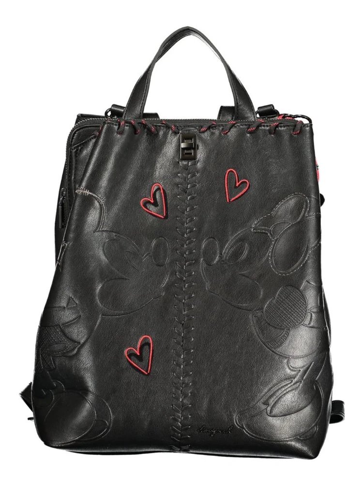 Black Polyethylene Backpack