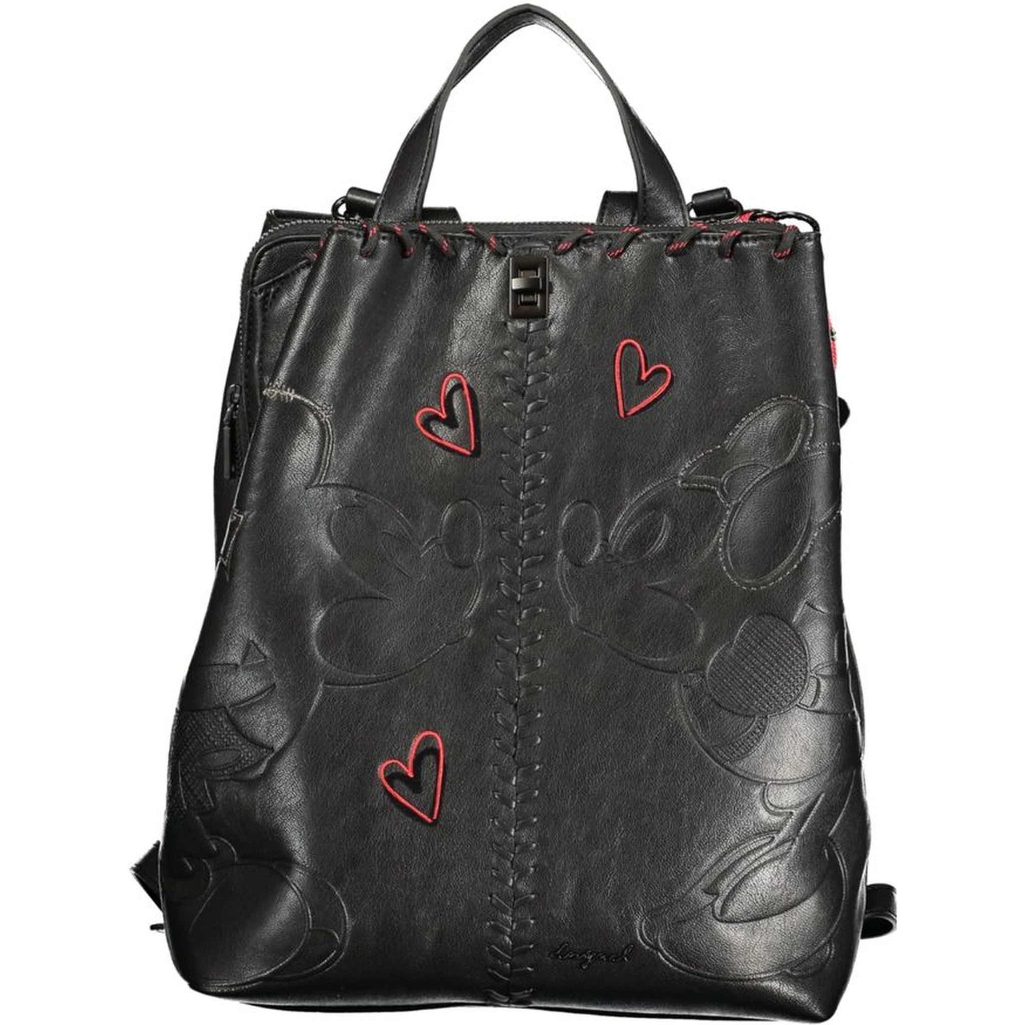 Black Polyethylene Backpack