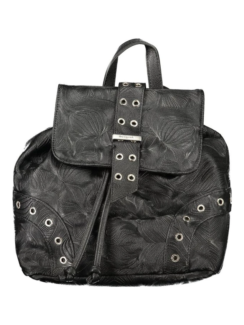 Black Polyethylene Backpack