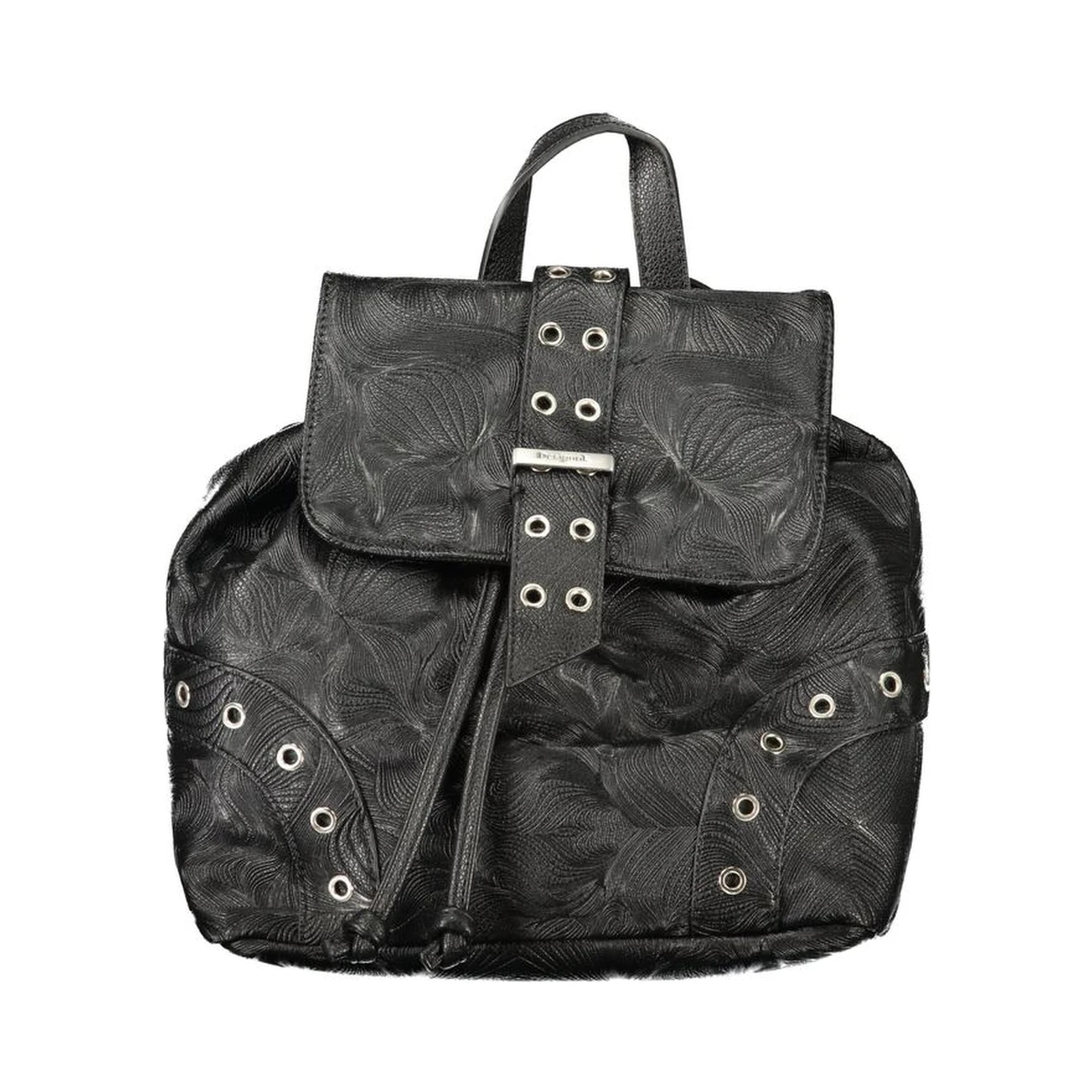 Black Polyethylene Backpack
