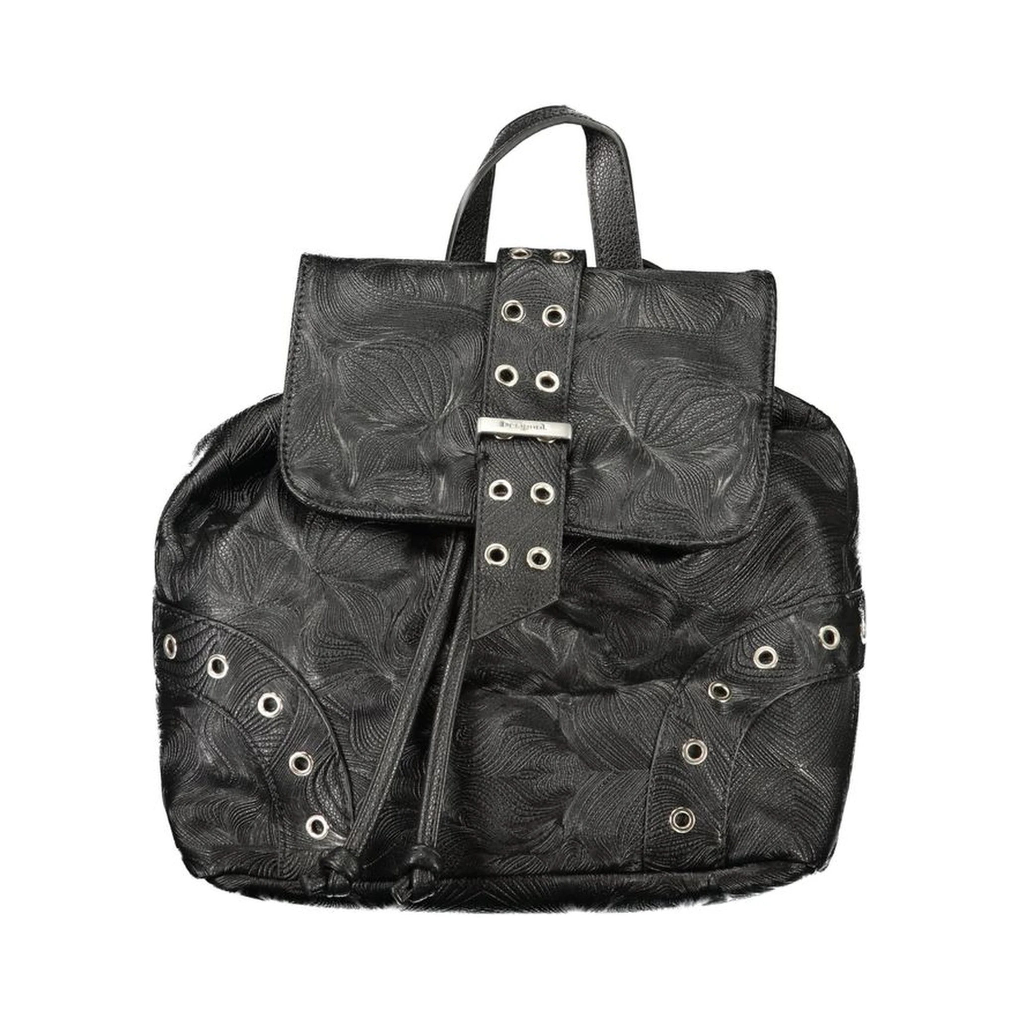 Black Polyethylene Backpack