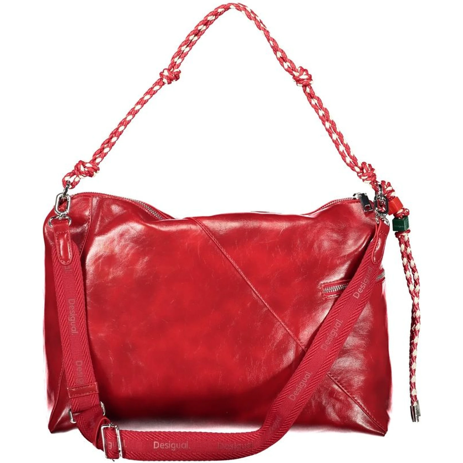 Red Polyethylene Handbag