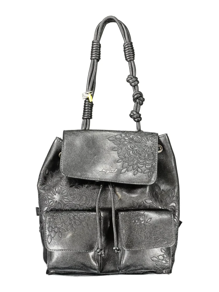 Black Polyethylene Backpack