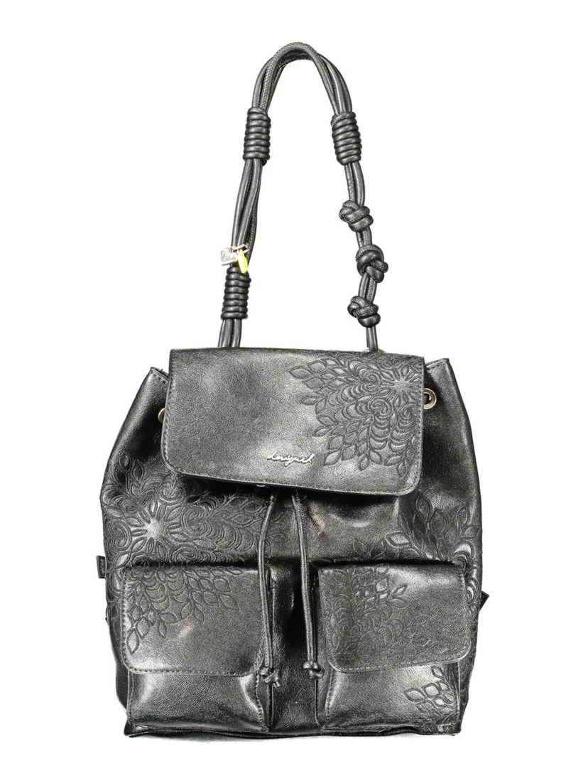 Black Polyethylene Backpack