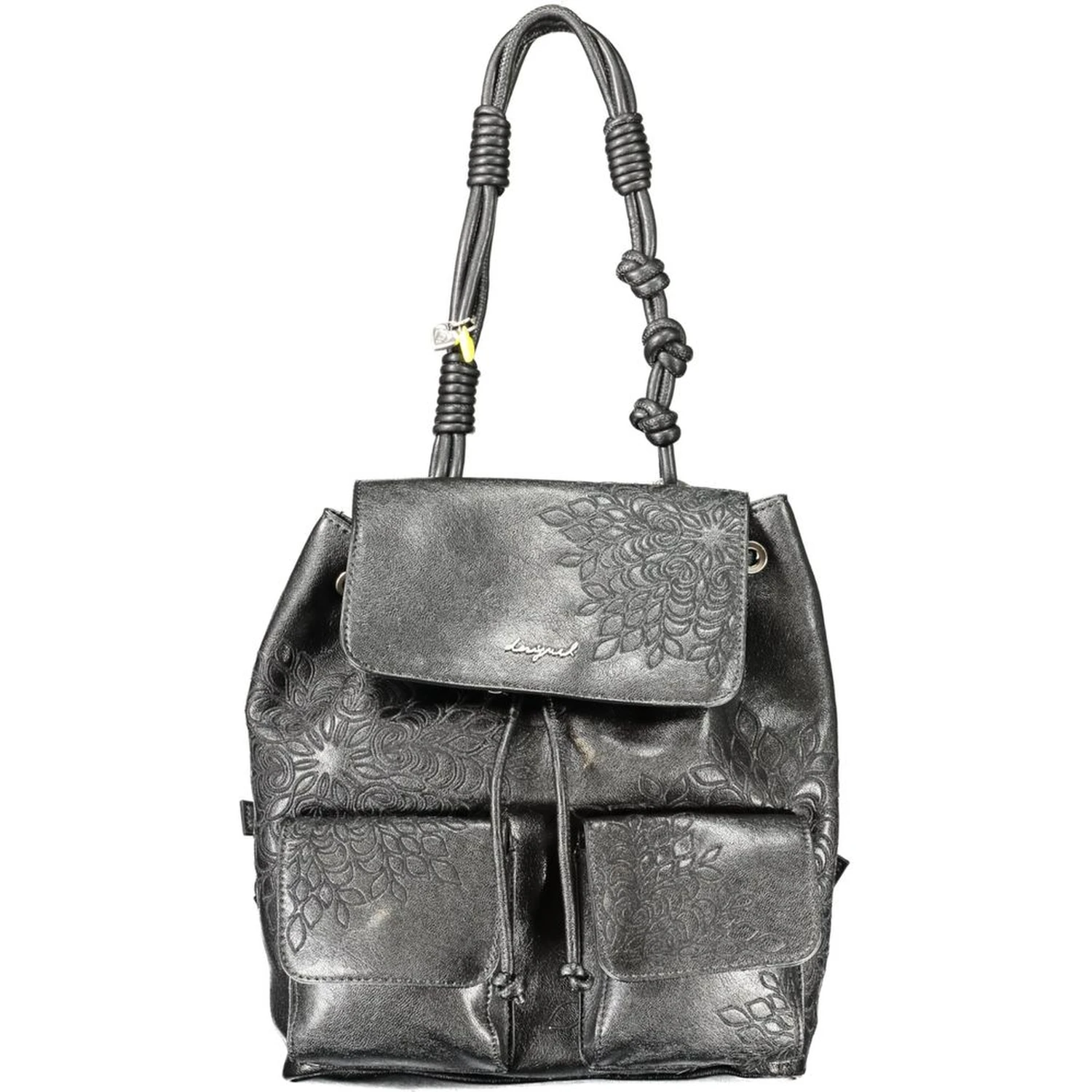 Black Polyethylene Backpack