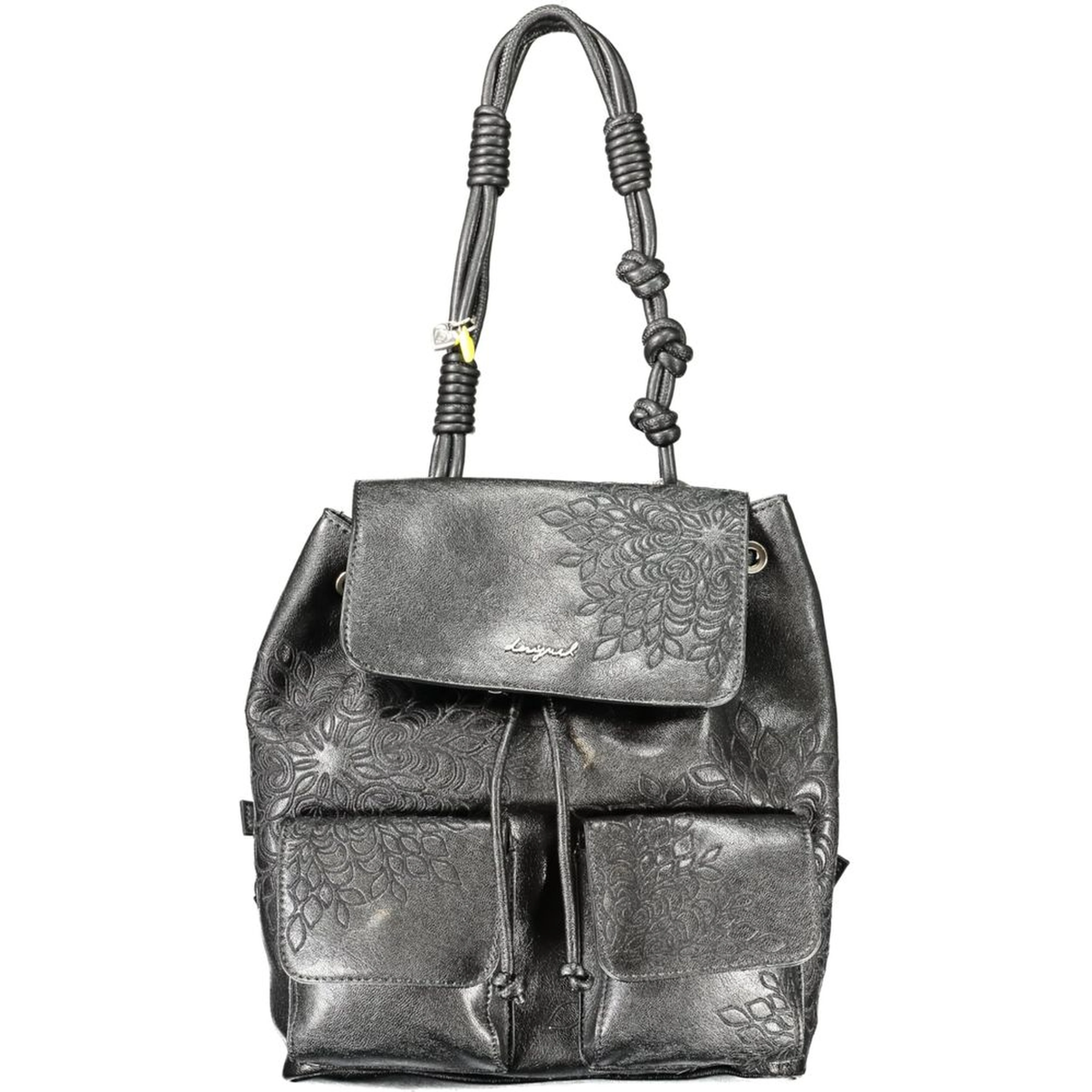 Black Polyethylene Backpack
