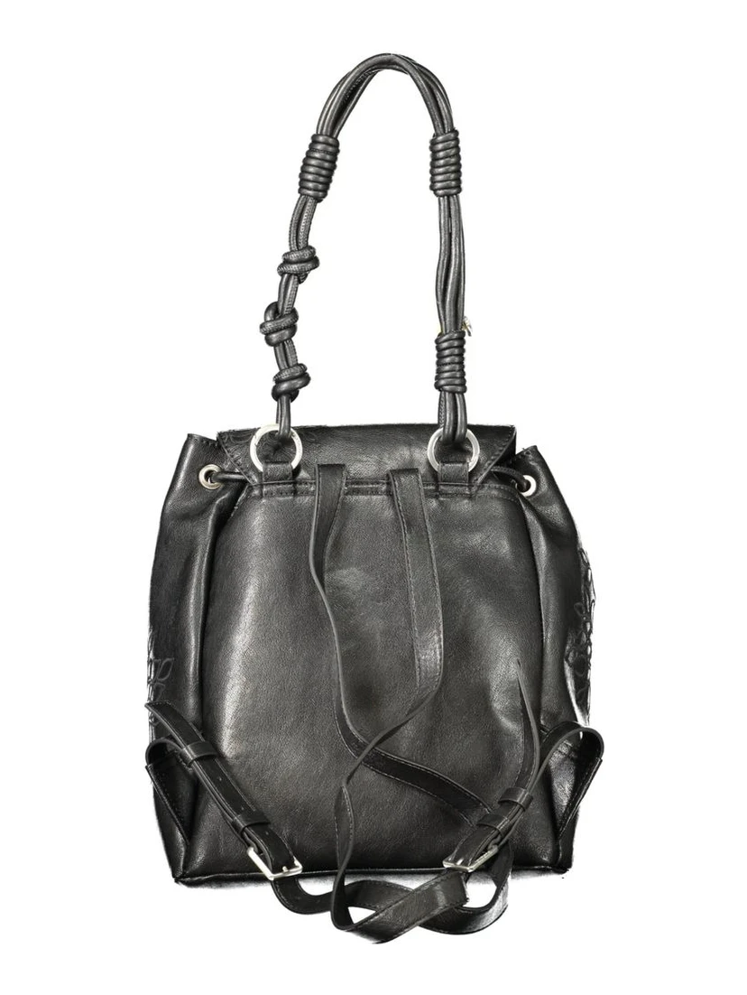 Black Polyethylene Backpack