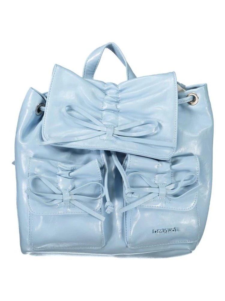Blue Polyethylene Backpack