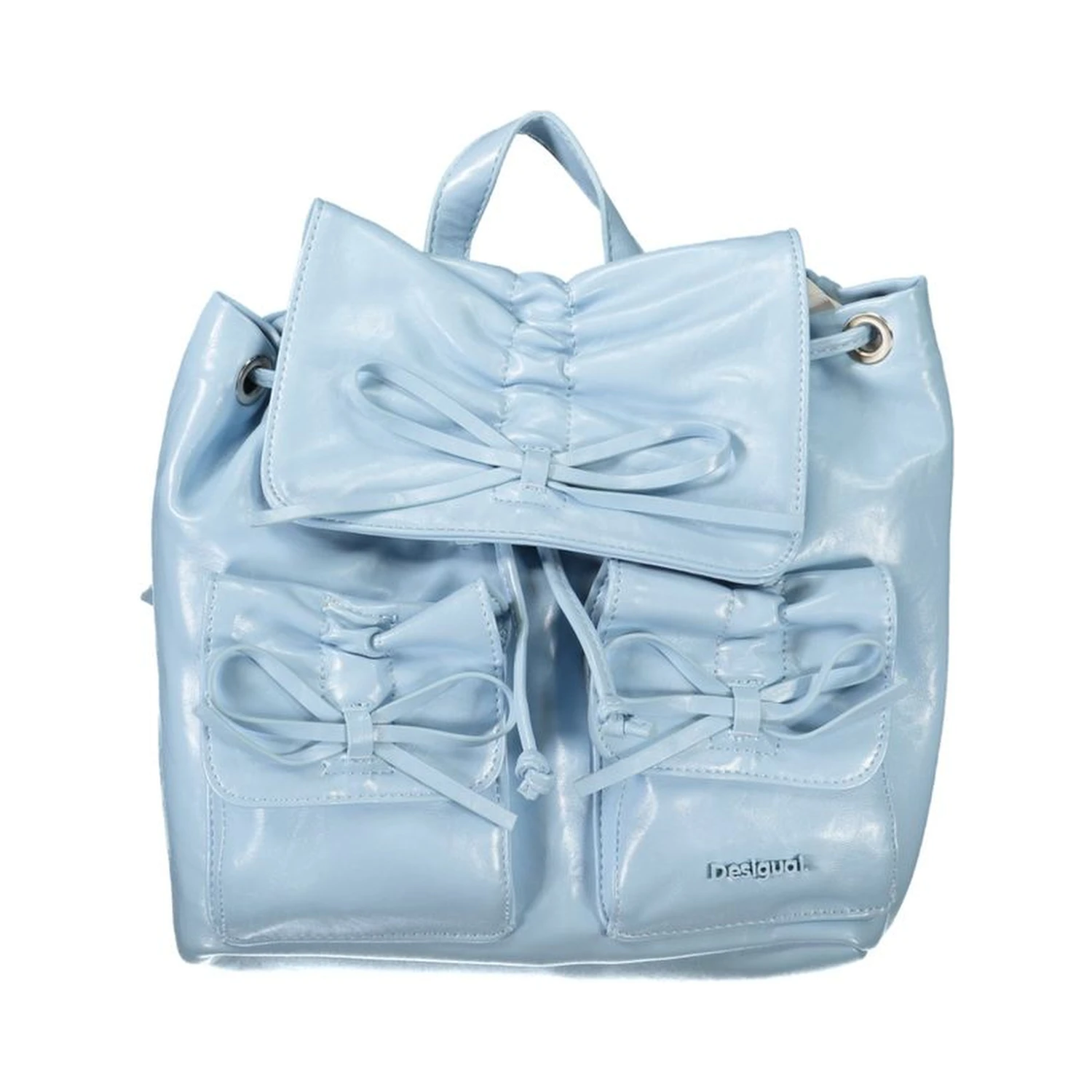 Blue Polyethylene Backpack