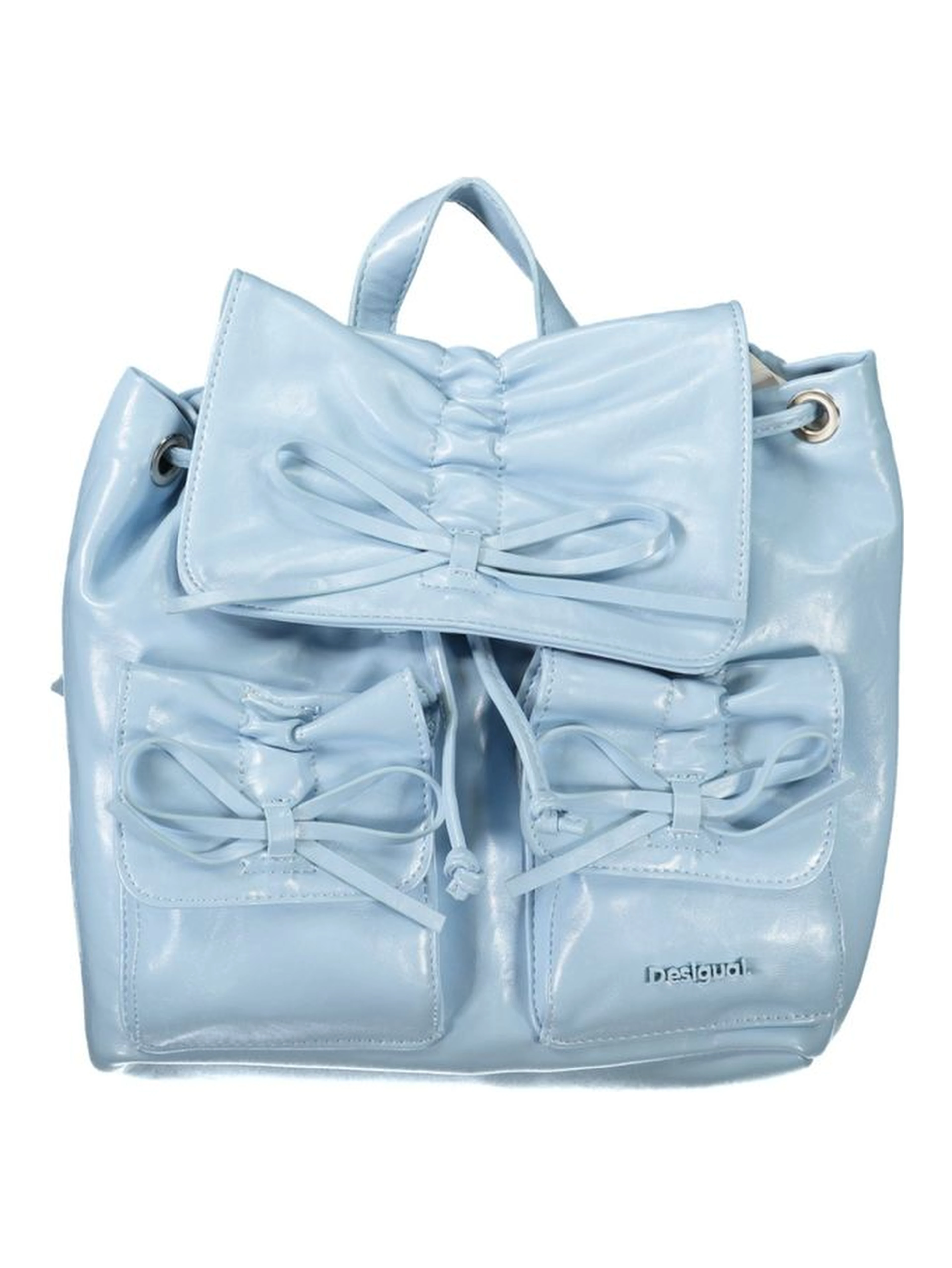 Blue Polyethylene Backpack