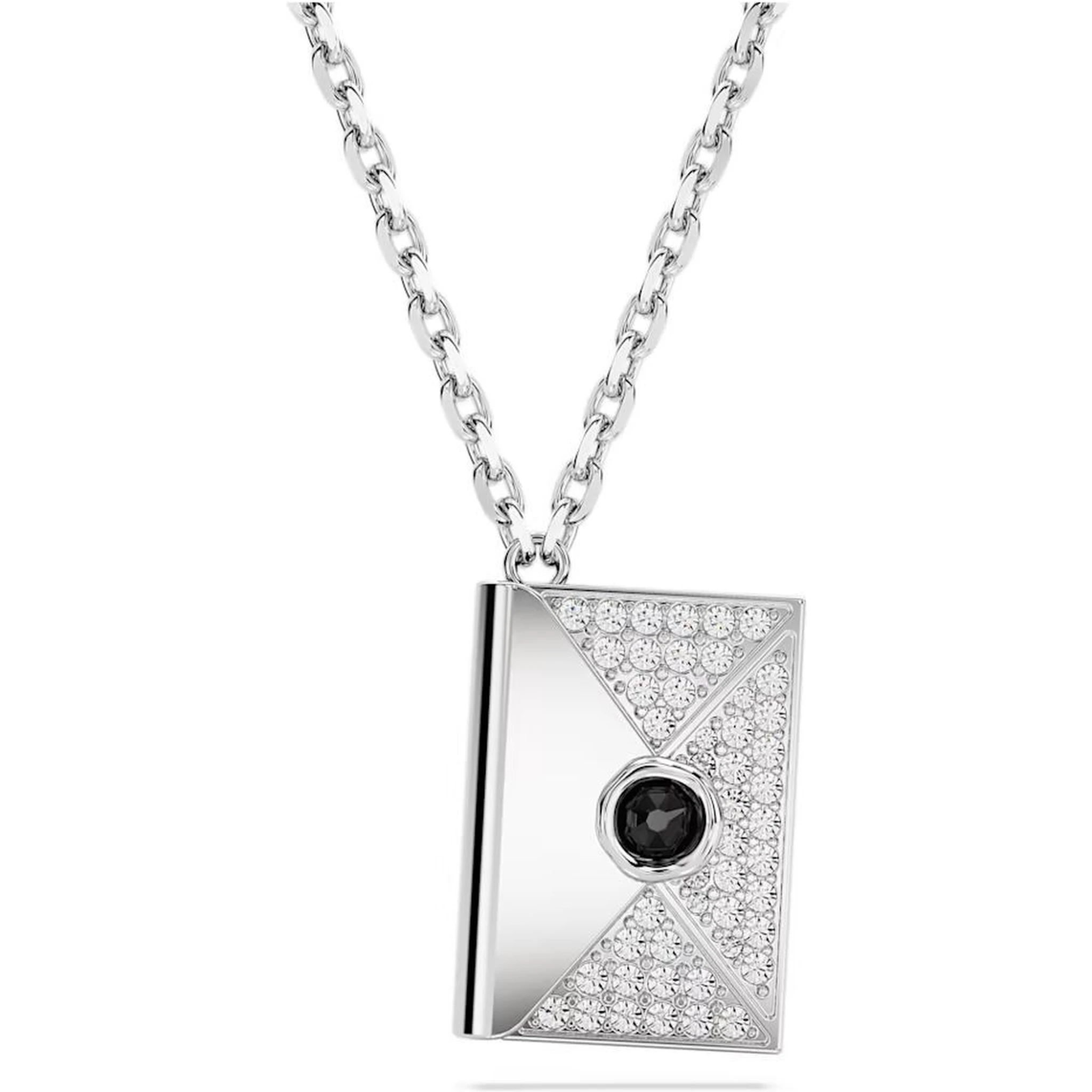 Gray Stainless Steel Necklace