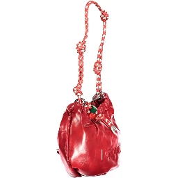 Red Polyethylene Handbag
