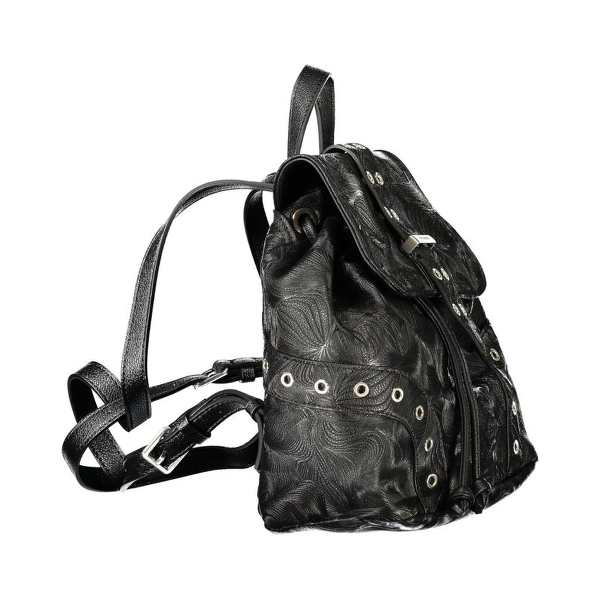 Black Polyethylene Backpack