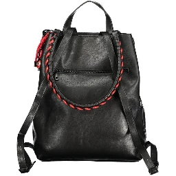 Black Polyethylene Backpack