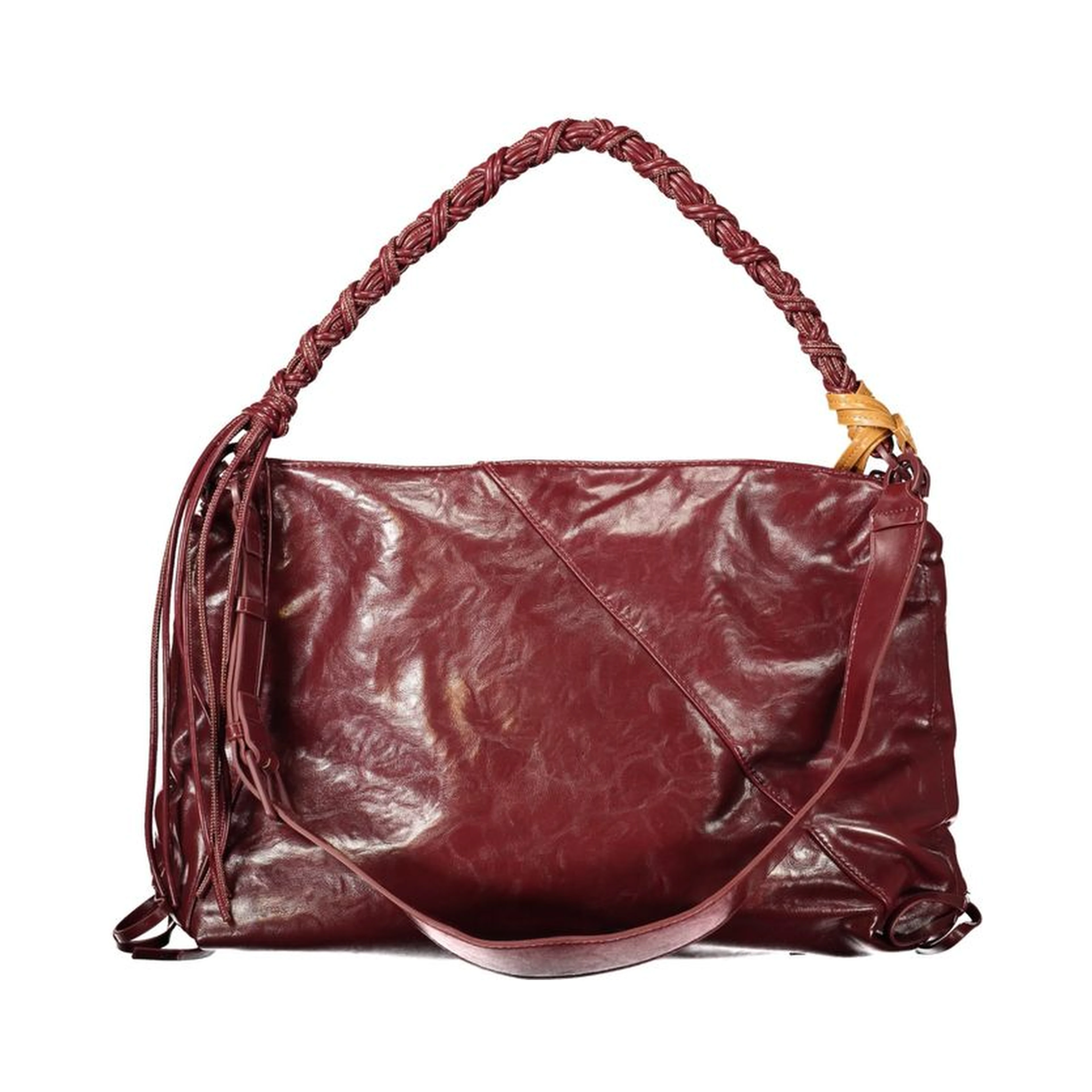 Purple Polyethylene Handbag
