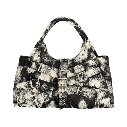 Black Cotton Handbag