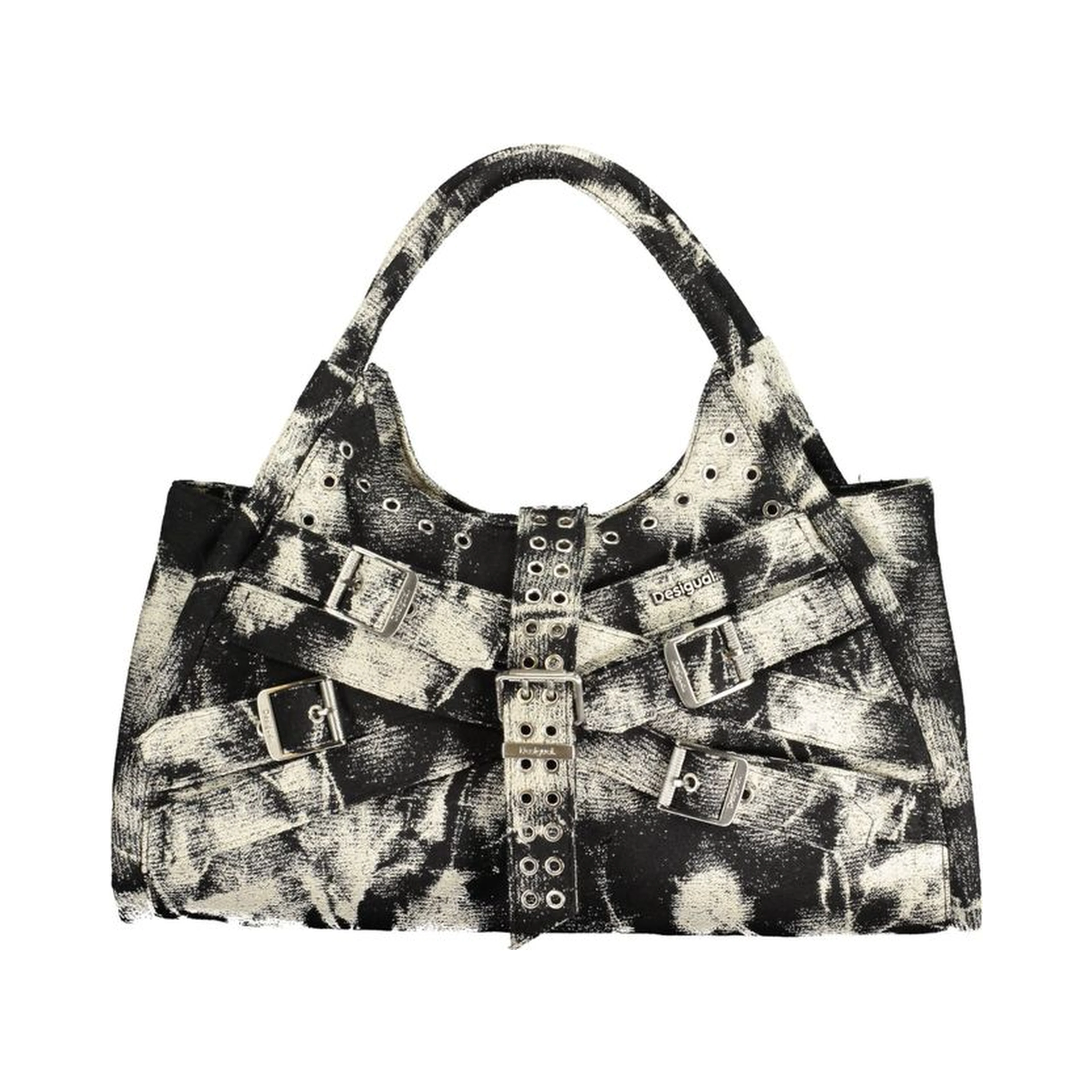 Black Cotton Handbag