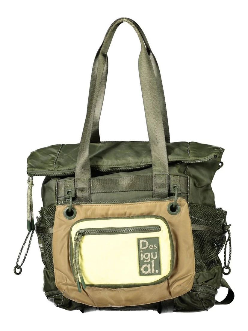 Green Polyester Handbag