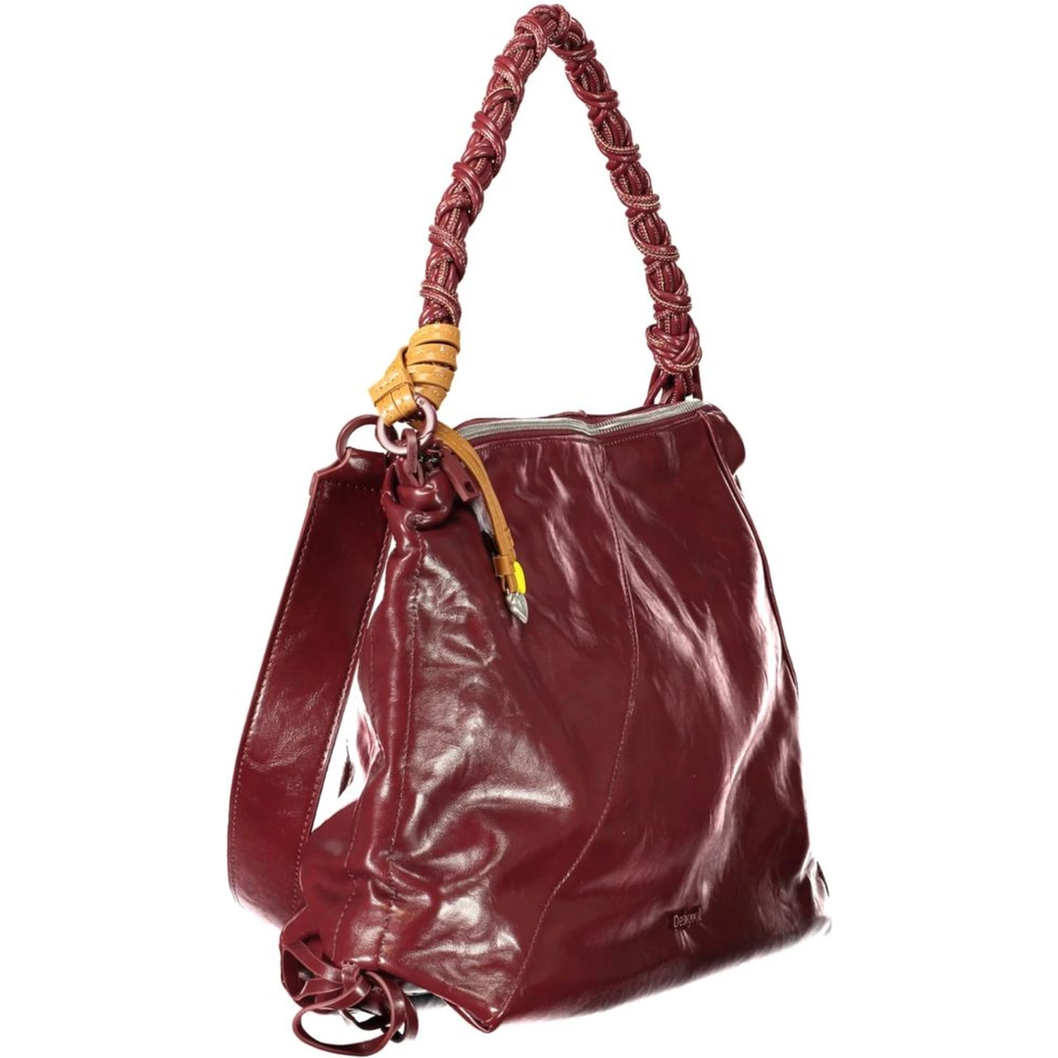 Purple Polyethylene Handbag