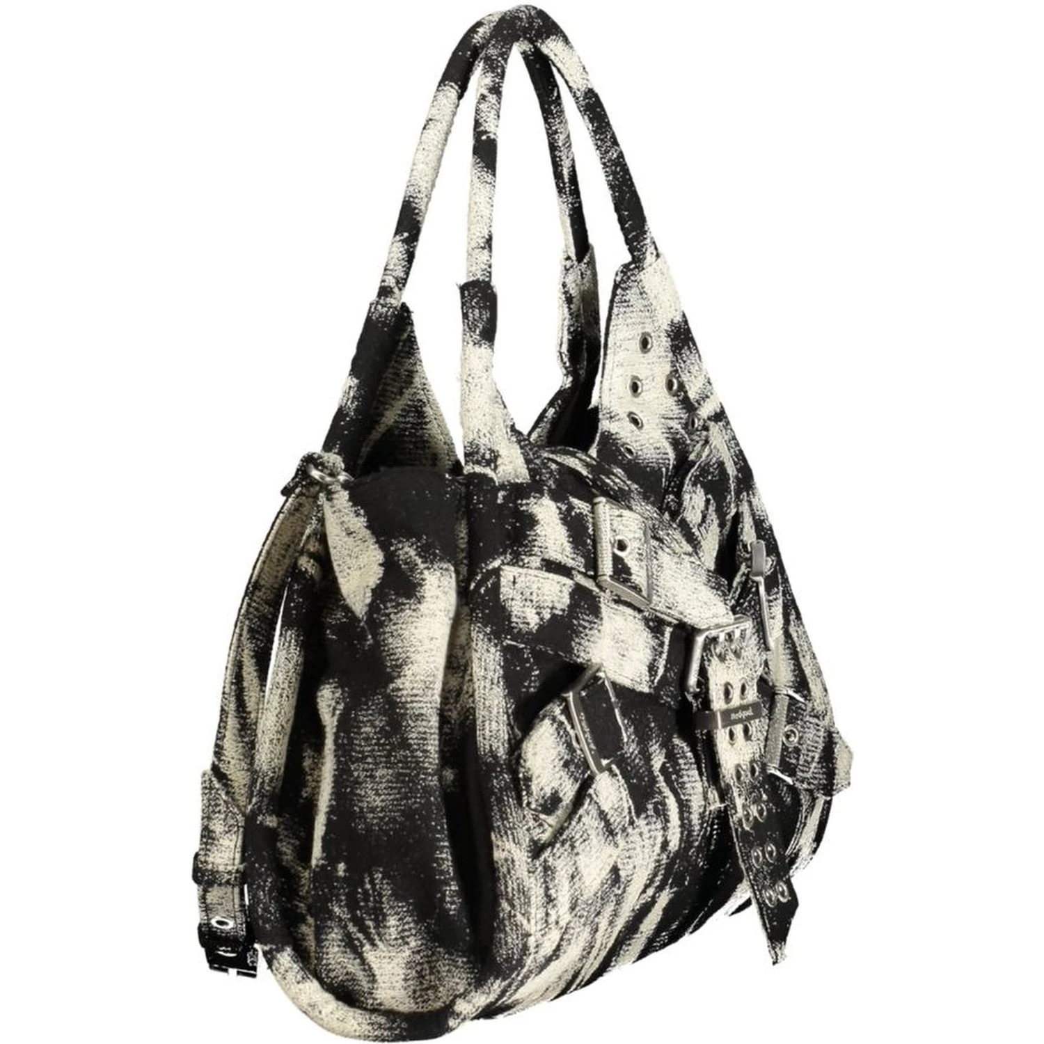 Black Cotton Handbag