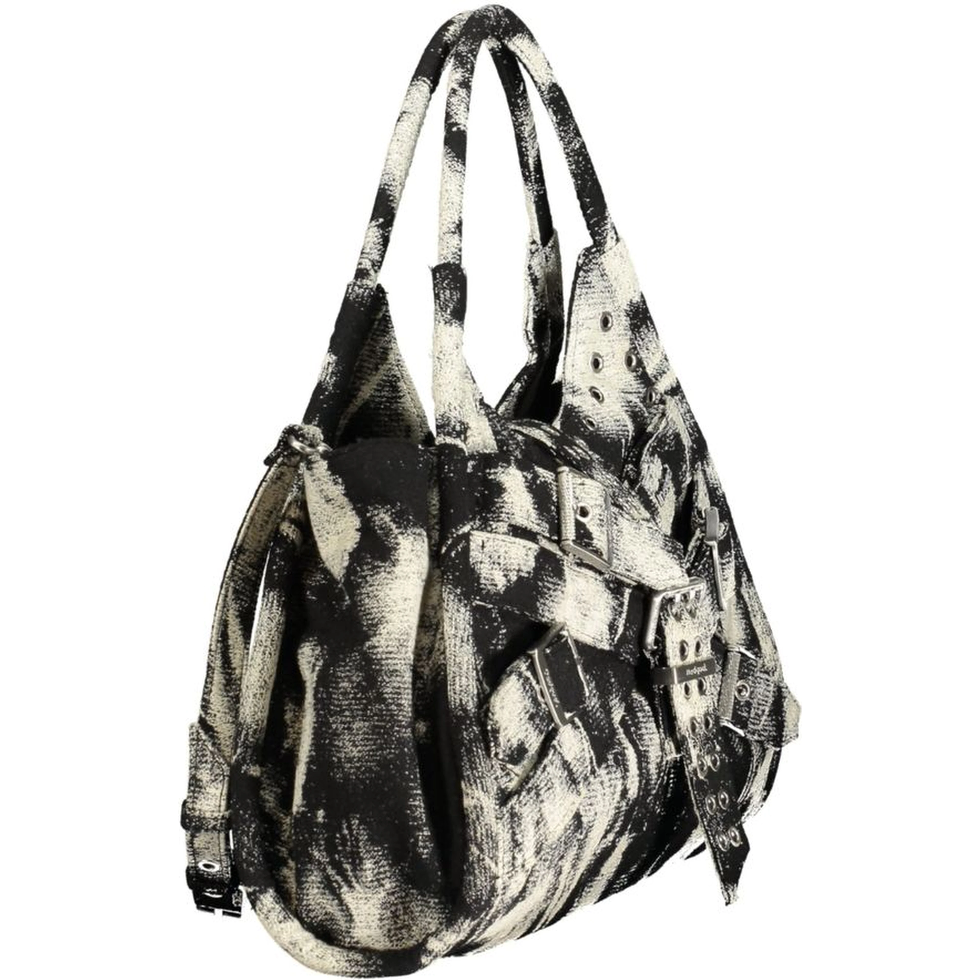 Black Cotton Handbag