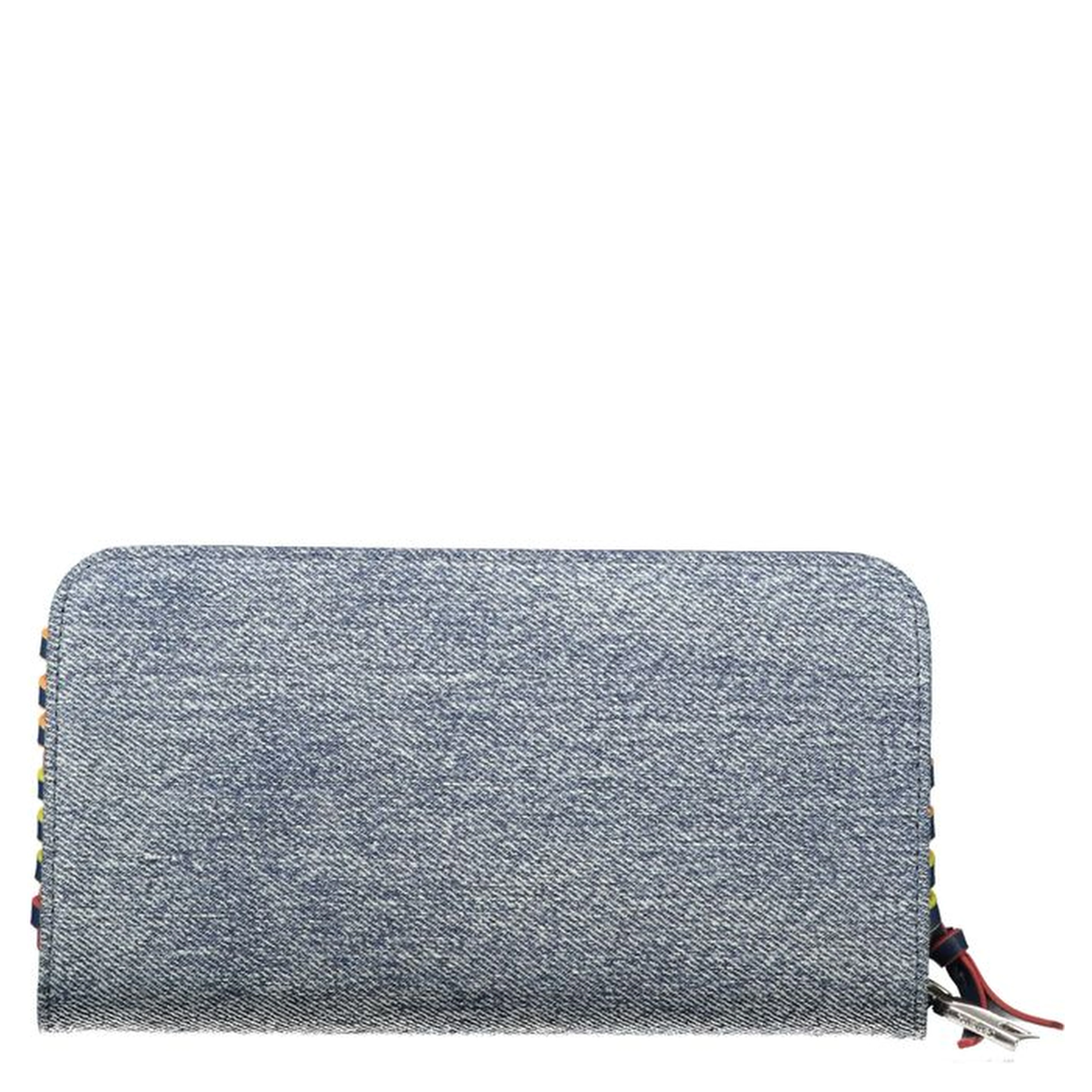 Blue Cotton Wallet