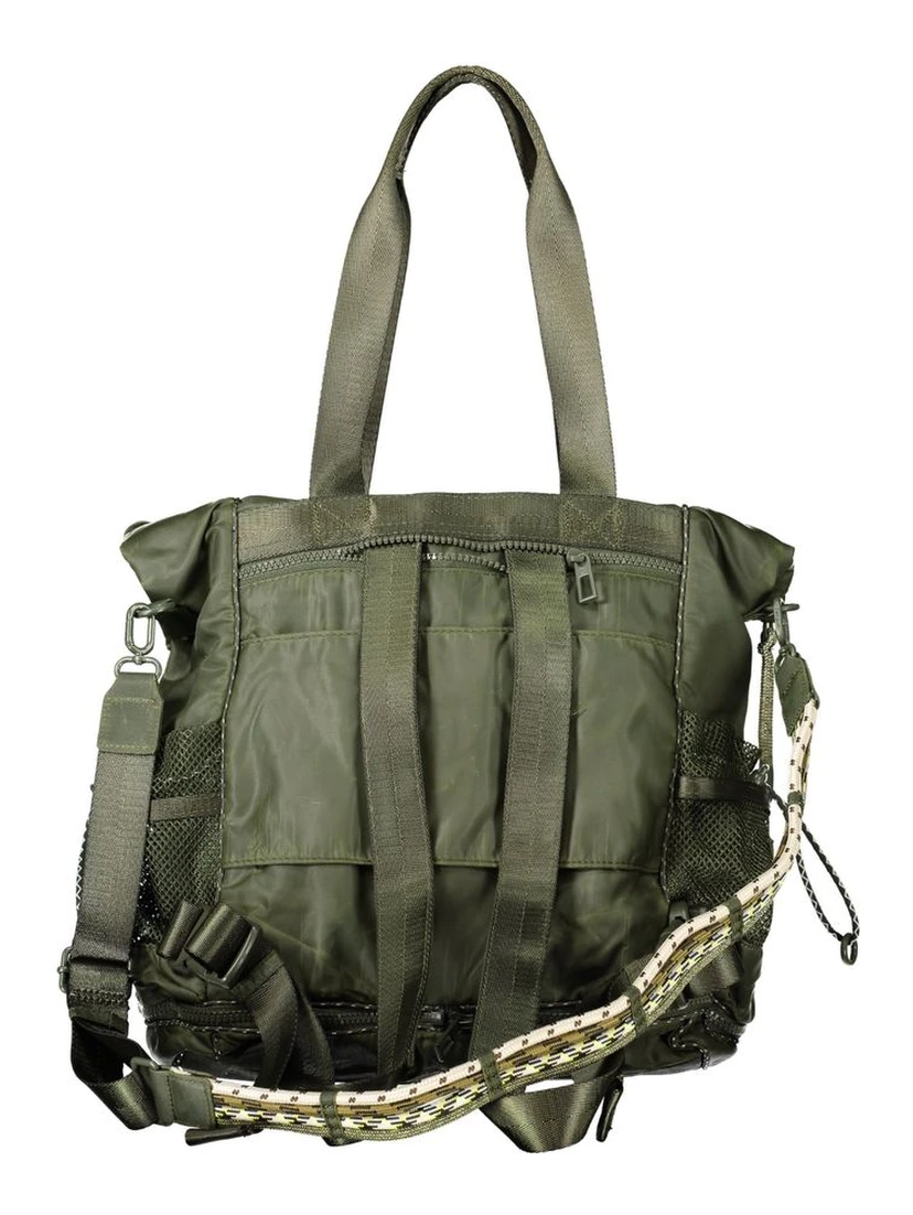 Green Polyester Handbag