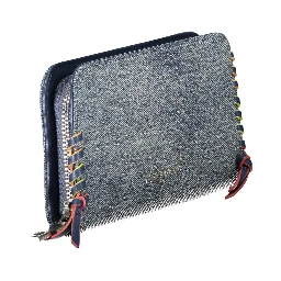Blue Cotton Wallet