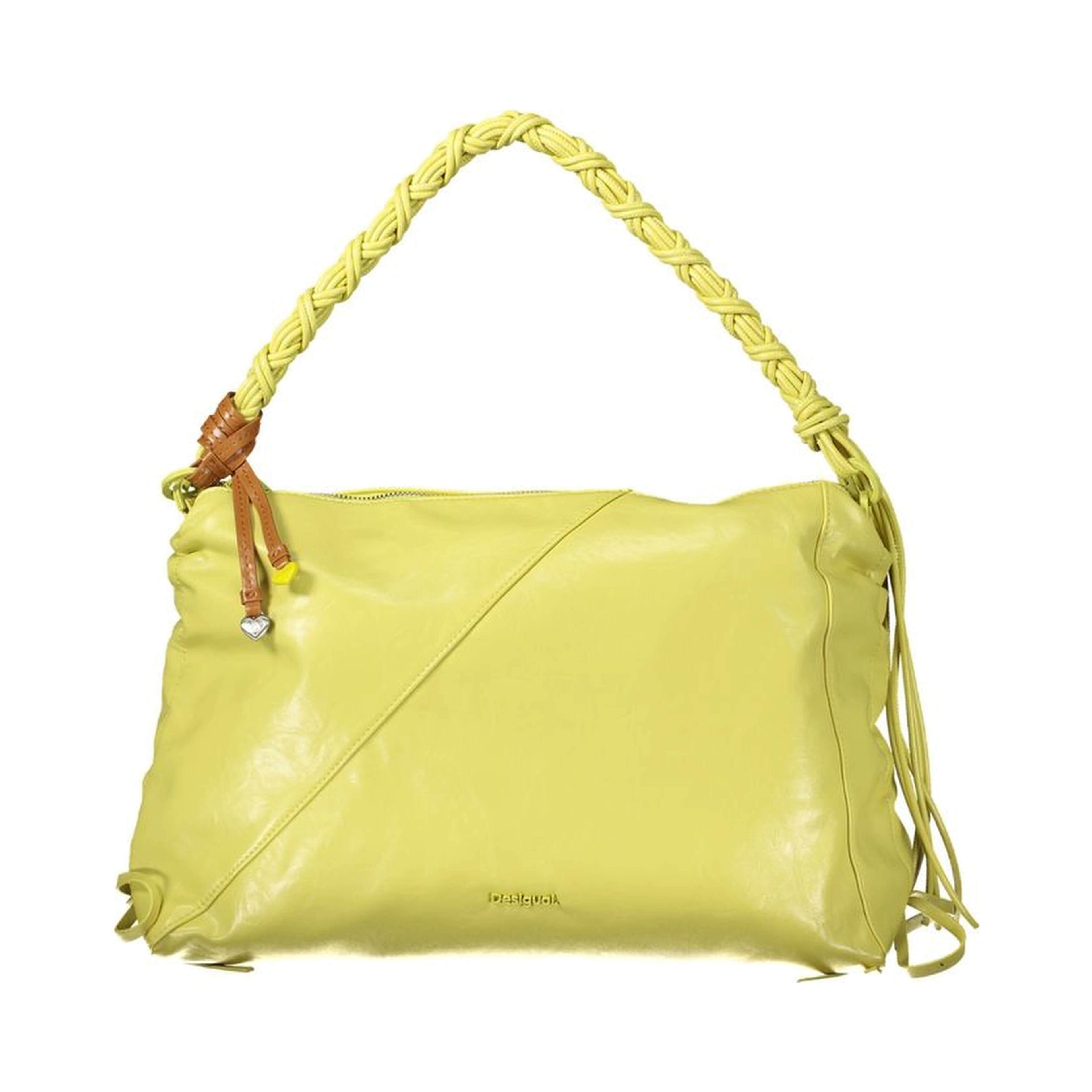 Yellow Polyethylene Handbag