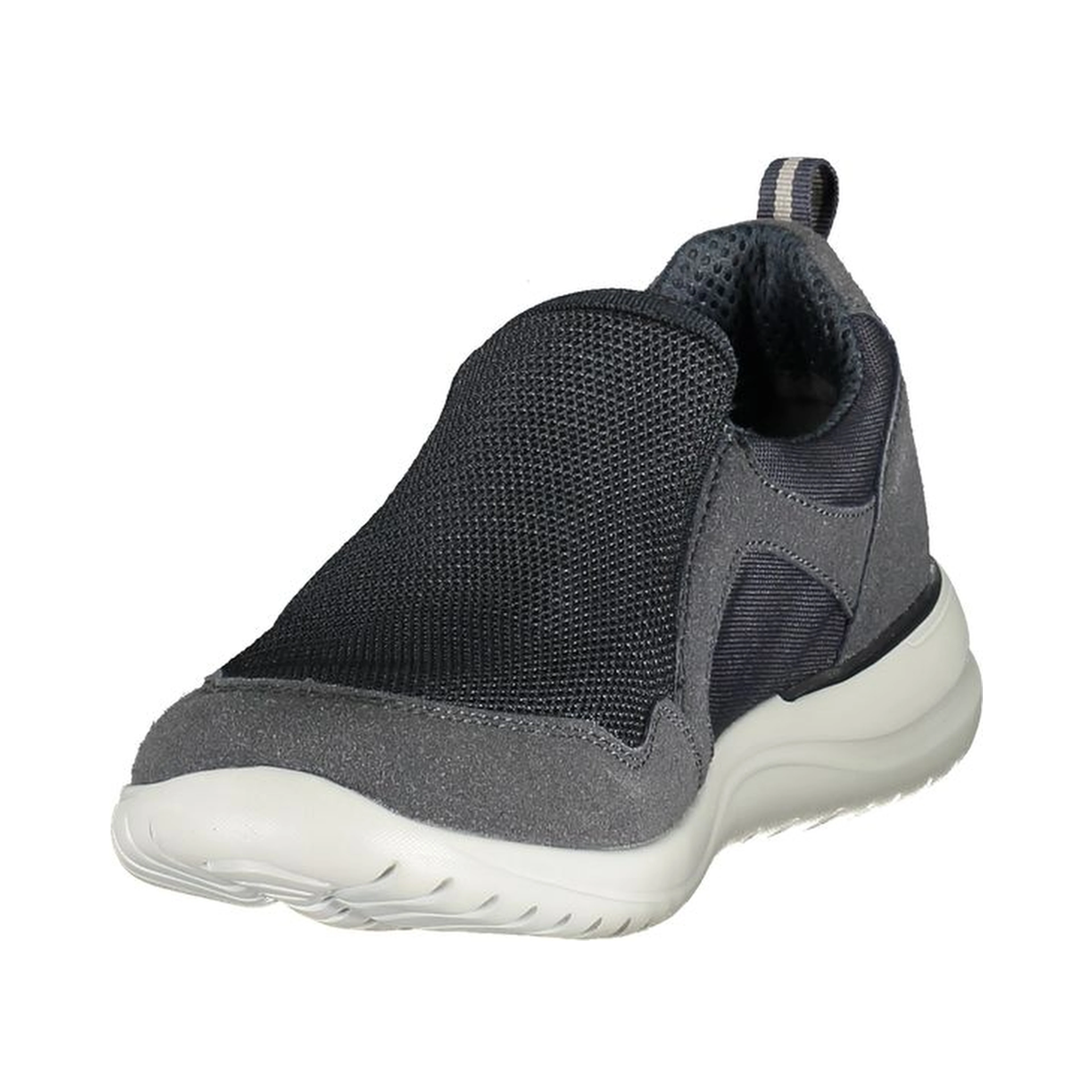Blue Polyester Athletic Sneakers