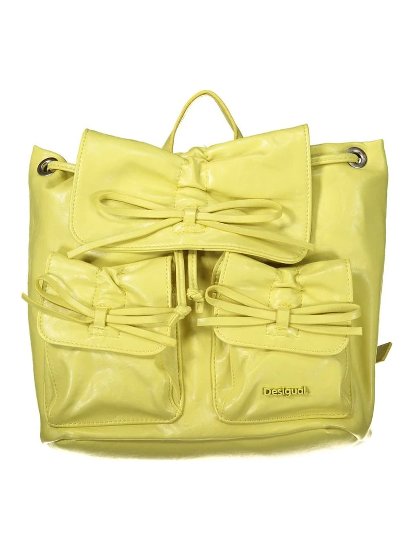Yellow Polyethylene Backpack