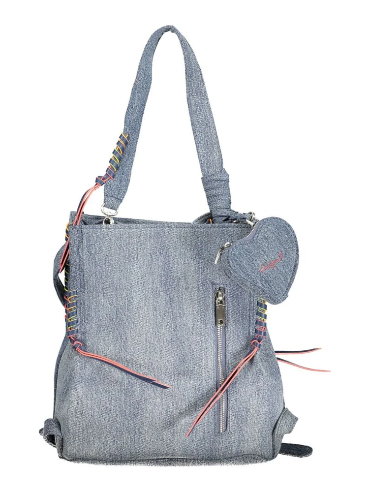 Azzurro Cotton Women Backpack