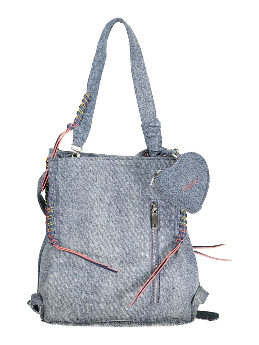 Azzurro Cotton Women Backpack